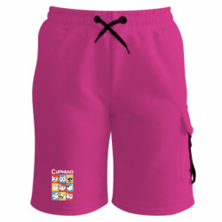 Шорты детские премиум FATLINE Cuphead. - FATLINE Шорты детские премиум FATLINE Cuphead.