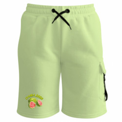 Шорты детские премиум FATLINE Гуаяба дядя - FATLINE Шорты детские премиум FATLINE Гуаяба дядя