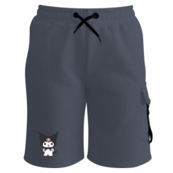 Шорты детские премиум FATLINE Куроми. Руки в боки - FATLINE Шорты детские премиум FATLINE Куроми. Руки в боки