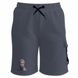 Шорты детские премиум FATLINE Lady Gaga Harley Quinn - FATLINE Шорты детские премиум FATLINE Lady Gaga Harley Quinn