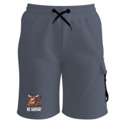 Шорты детские премиум FATLINE Не Быкуй_color! - FATLINE Шорты детские премиум FATLINE Не Быкуй_color!