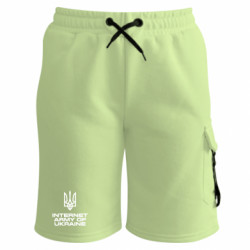 Шорты детские премиум FATLINE Интернет армия Украины - FATLINE Шорты детские премиум FATLINE Интернет армия Украины