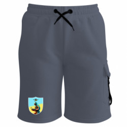 Шорты детские премиум FATLINE Шеврон БПЛА - FATLINE Шорты детские премиум FATLINE Шеврон БПЛА