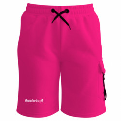 Шорты детские премиум FATLINE $uicideBoy$ Logo - FATLINE Шорты детские премиум FATLINE $uicideBoy$ Logo