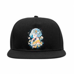 Снепбек мріюча українка патріотка у квітах - FATLINE Снепбек мріюча українка патріотка у квітах