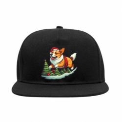 Снепбек Рождество. Счастливый корги - FATLINE Снепбек Рождество. Счастливый корги