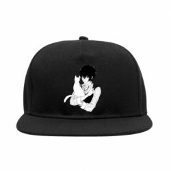 Снепбек Великий из бродячих псов черно белое