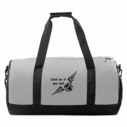 Спортивная сумка Catch me if you can! - FATLINE Спортивная сумка Catch me if you can!
