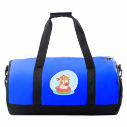 Спортивна сумка Кінь відпочиває плаває у кавуновому крузі - FATLINE Спортивна сумка Кінь відпочиває плаває у кавуновому крузі