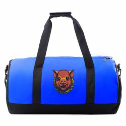 Спортивна сумка Свиня у листі - FATLINE Спортивна сумка Свиня у листі