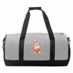 Спортивна сумка Зимова маленька конячка - FATLINE Спортивна сумка Зимова маленька конячка