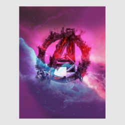 Стикер Avengers logo and space - FATLINE Стикер Avengers logo and space