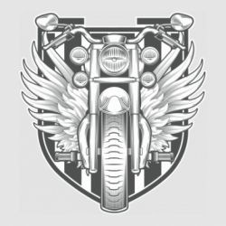Стикер Bike Shield Art - FATLINE Стикер Bike Shield Art