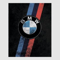Стікер BMW grunge logo
