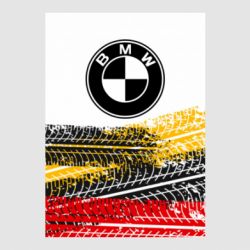 Стикер BMW logo and tires - FATLINE Стикер BMW logo and tires