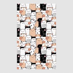 Стикер Cute dogs pattern - FATLINE Стикер Cute dogs pattern