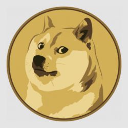 Стикер Dogecoin - FATLINE Стикер Dogecoin