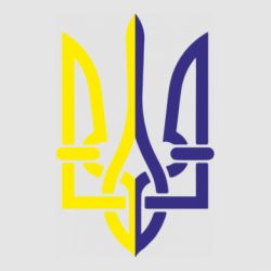 Стикер Герб Украины Тризуб - FATLINE Стикер Герб Украины Тризуб