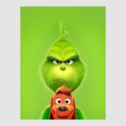 Стикер Grinch 2018 - FATLINE Стикер Grinch 2018