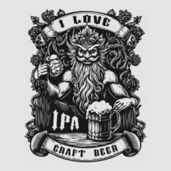 Стікер I love craft beer - FATLINE Стікер I love craft beer