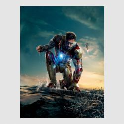 Стикер Iron Man with friends - FATLINE Стикер Iron Man with friends