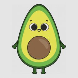 Стикер Милое авокадо - FATLINE Стикер Милое авокадо