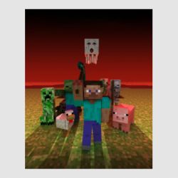 Стикер Minecraft heroes - FATLINE Стикер Minecraft heroes