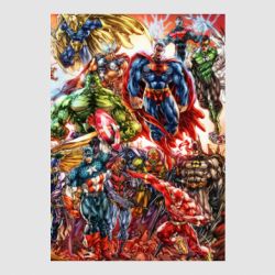 Стікер Muscular Superheroes - FATLINE Стікер Muscular Superheroes