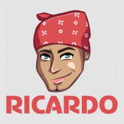 Стикер Ricardo - FATLINE Стикер Ricardo