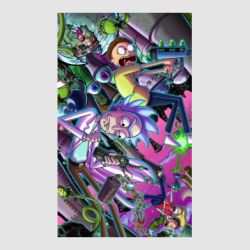 Стикер Rick and Morty cartoon - FATLINE Стикер Rick and Morty cartoon