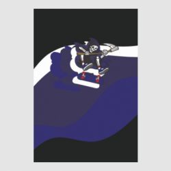 Стикер Skater death - FATLINE Стикер Skater death