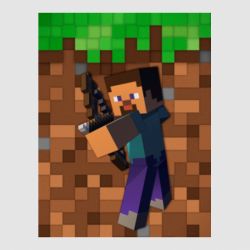 Стикер Steve from game Minecraft - FATLINE Стикер Steve from game Minecraft