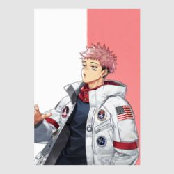 Стікер Street style Yuji Itadori - FATLINE Стікер Street style Yuji Itadori