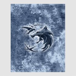 Стікер Відьмак лого на мапі - FATLINE Стікер Відьмак лого на мапі