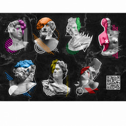 Стікерпак Античний pop-art - FATLINE Стікерпак Античний pop-art