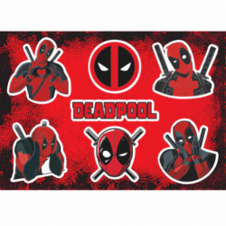 Стікерпак Deadpool stickers - FATLINE Стікерпак Deadpool stickers