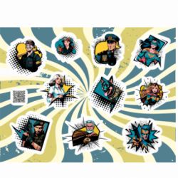 Стікерпак Стікерпак "Український Марвел" - FATLINE Стікерпак Стікерпак "Український Марвел"