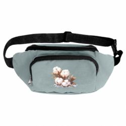 Сумка-бананка Веточка хлопка - FATLINE Сумка-бананка Веточка хлопка