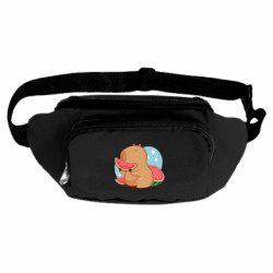 Сумка-бананка Капибара с арбузом - FATLINE Сумка-бананка Капибара с арбузом