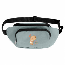 Сумка-бананка Письмо любви с капибарой - FATLINE Сумка-бананка Письмо любви с капибарой