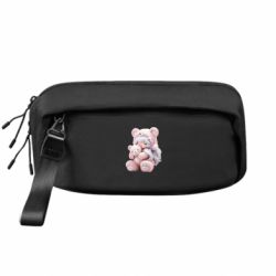 Сумка-бананка преміум Дівчинка-ведмедик - FATLINE Сумка-бананка преміум Дівчинка-ведмедик