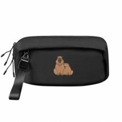 Сумка-бананка преміум Дві капібари - FATLINE Сумка-бананка преміум Дві капібари