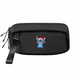 Сумка-бананка преміум Новорічний Стіч - FATLINE Сумка-бананка преміум Новорічний Стіч