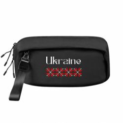 Сумка-бананка премиум Ukraine - вышитые кресты - FATLINE Сумка-бананка премиум Ukraine - вышитые кресты