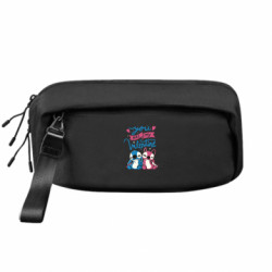 Сумка-бананка преміум Valentine Stitch - FATLINE Сумка-бананка преміум Valentine Stitch