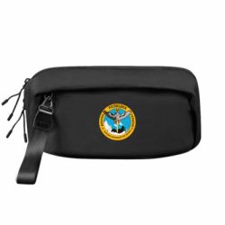 Сумка-бананка преміум Військова розвідка України, сова - FATLINE Сумка-бананка преміум Військова розвідка України, сова