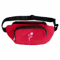 Сумка-бананка Розовая роза - FATLINE Сумка-бананка Розовая роза