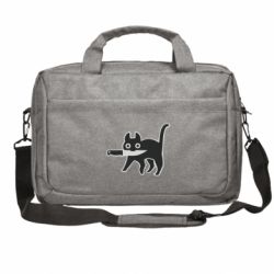 Сумка для ноутбука Cat with a knife