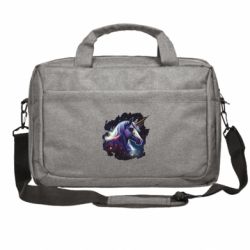 Сумка для ноутбука синий космический единорог - FATLINE Сумка для ноутбука синий космический единорог