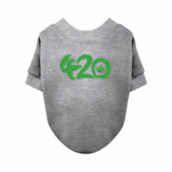 Свитшот для собаки 4.20 green - FATLINE Свитшот для собаки 4.20 green